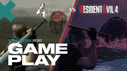 Resident Evil 4 Remake vs Originele Gameplay Vergelijking - Lake Monster Battle